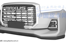 Some patent drawings of SAIC’s new pickup truck are exposed, or named Maxus T80